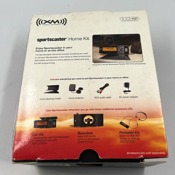 XM Satellite Radio Sportscaster Home Radio Kit NEW With Box XM101HKA - Picture 5 of 12
